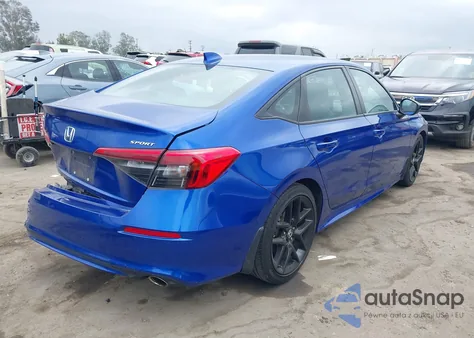 2022 Honda Civic Sport z USA, uszkodzony, nr VIN 2HGFE2F51NH526040